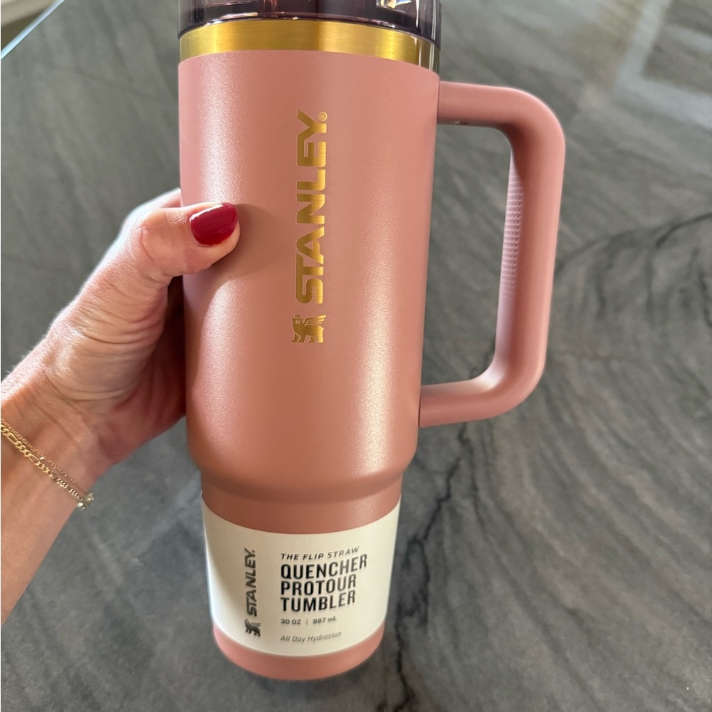 Antique Pink Quencher Pro Tour Stanley Tumbler 30 oz. Brand new with tags!